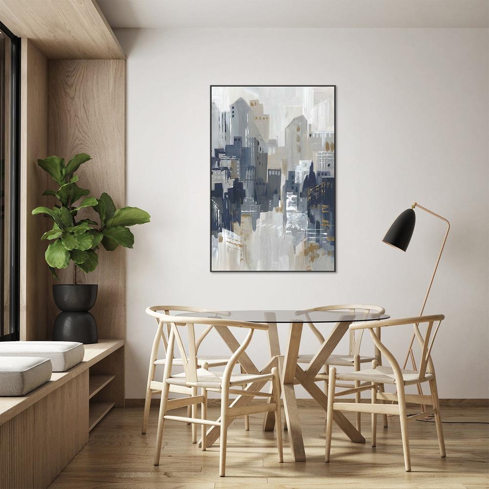 Indigo City, Style A-by-Lera-wall-art-print-canvas-poster-framed-Gioia