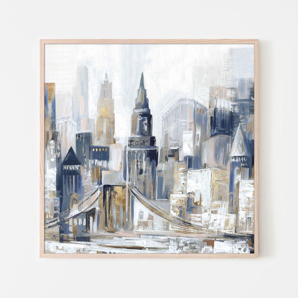 Indigo New York I Neutral Version-by-Lera-wall-art-print-canvas-poster-framed-Gioia