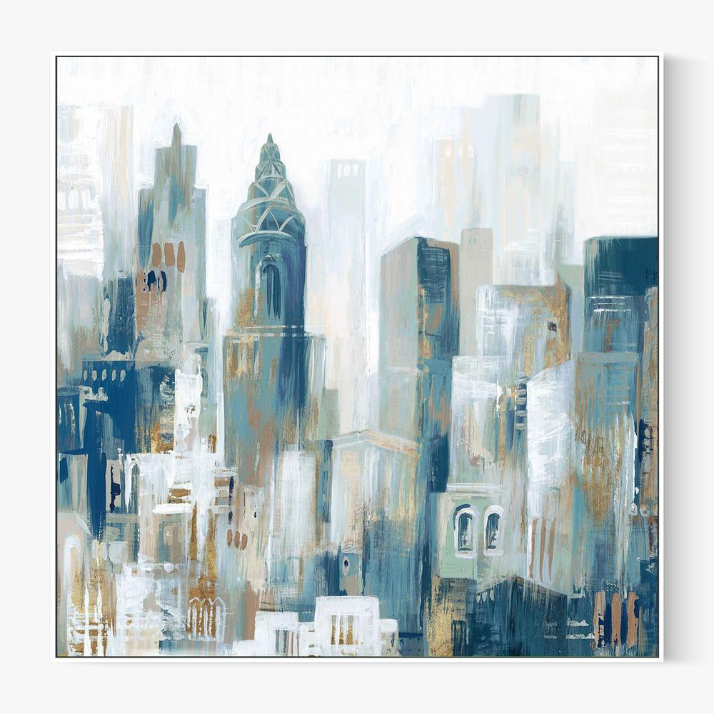 Indigo New York, Style B-by-Lera-wall-art-print-canvas-poster-framed-Gioia