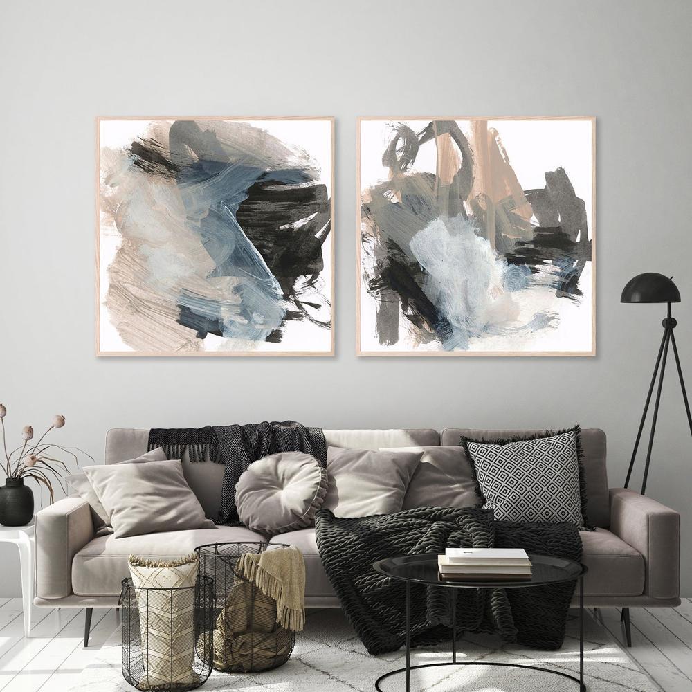 Instinct, Style A & B, Set Of 2-by-Dan Hobday-wall-art-print-canvas-poster-framed-Gioia
