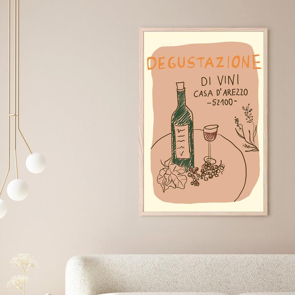 Italian Wine Tasting-by-Studio Dolci-wall-art-print-canvas-poster-framed-Gioia