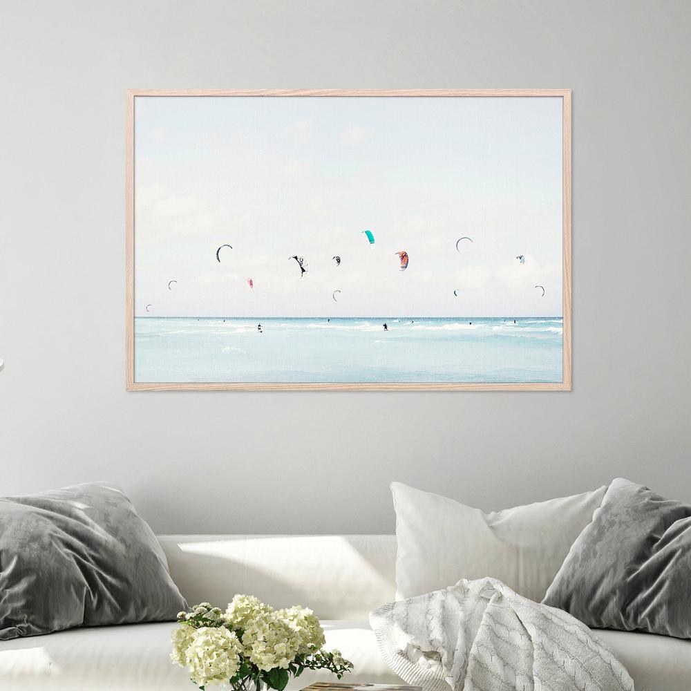 Kite Surfing-by-Gal Pittel-wall-art-print-canvas-poster-framed-Gioia