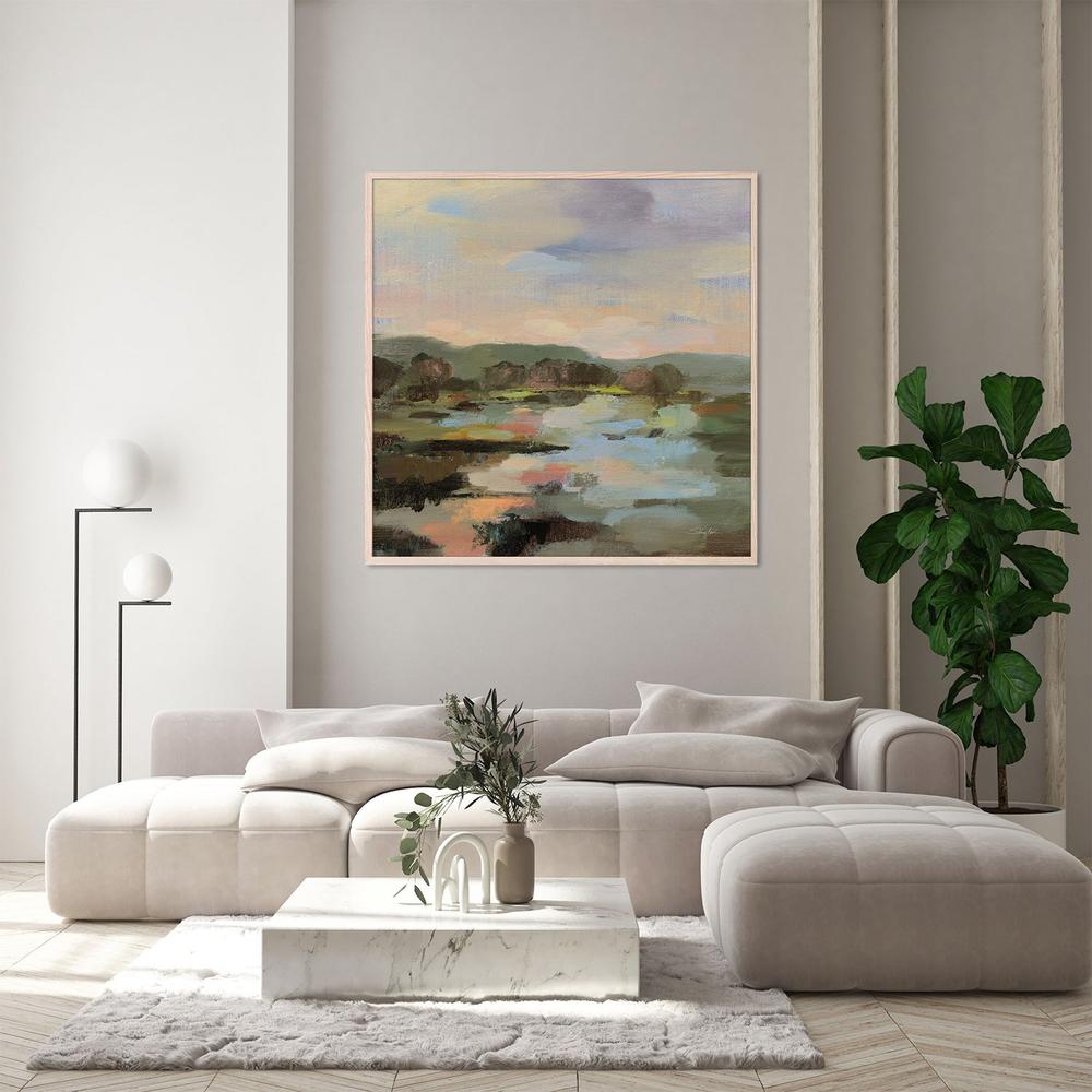 Landscape at Spring Dawn-by-Silvia Vassileva-wall-art-print-canvas-poster-framed-Gioia