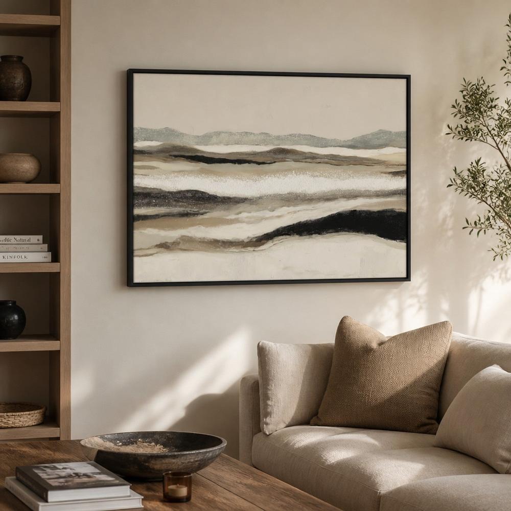 Layered Butte Landscape-by-Chromatic Storm Studio-wall-art-print-canvas-poster-framed-Gioia