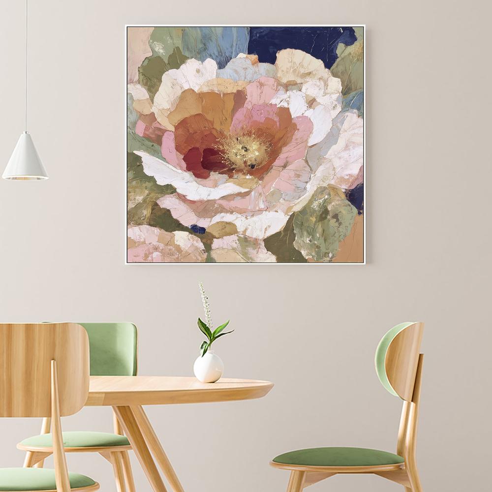 Layered Peony with Gold Details-by-Jordão de Abreu-wall-art-print-canvas-poster-framed-Gioia