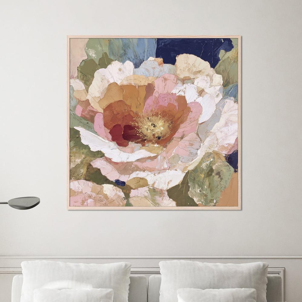 Layered Peony with Gold Details-by-Jordão de Abreu-wall-art-print-canvas-poster-framed-Gioia