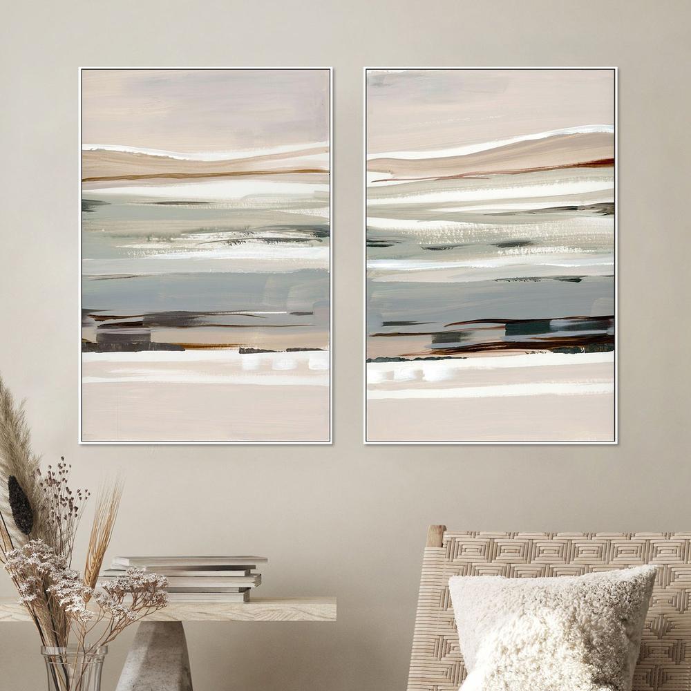 Layers of Earth and Mist, Style A & B, Set Of 2-by-Lera-wall-art-print-canvas-poster-framed-Gioia