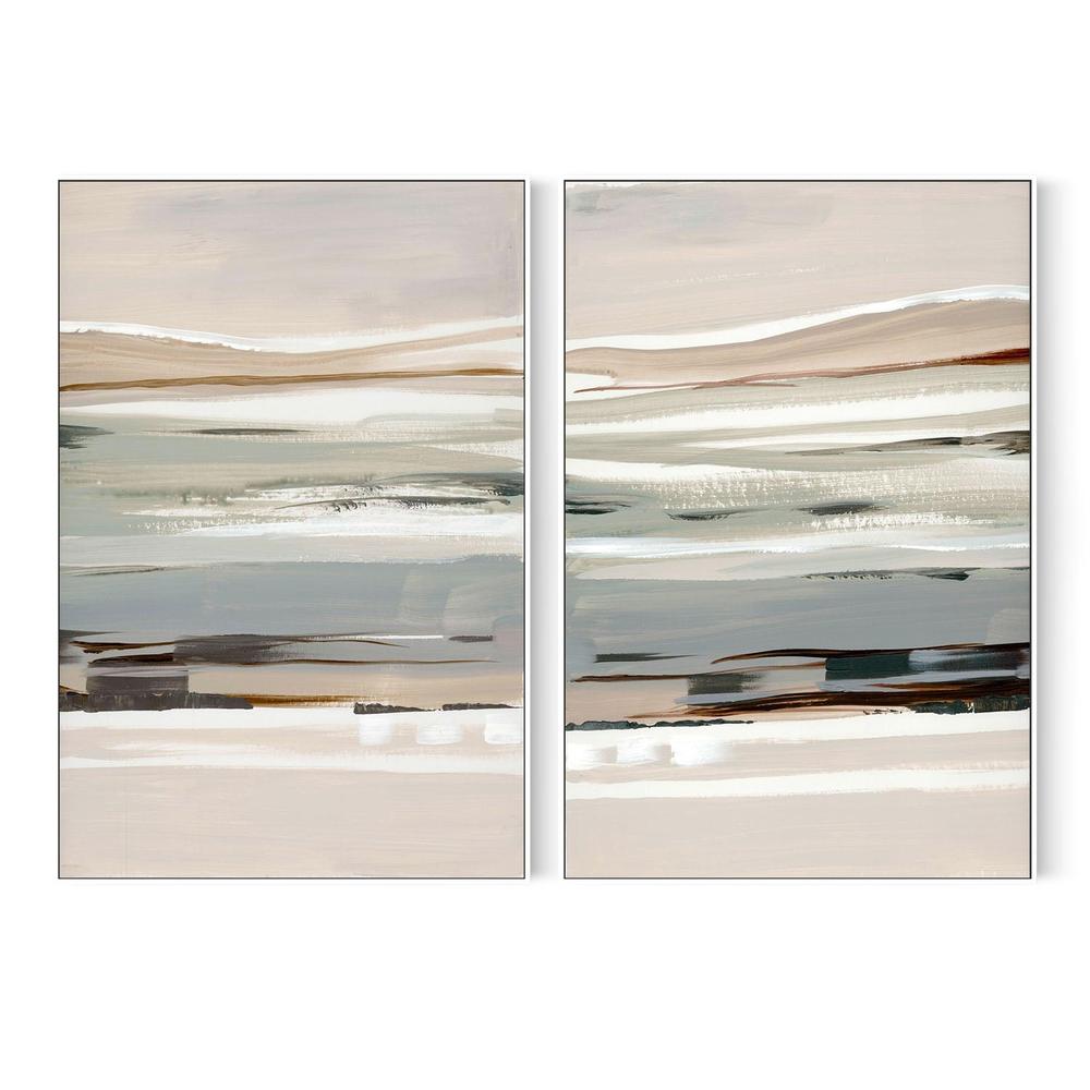Layers of Earth and Mist, Style A & B, Set Of 2-by-Lera-wall-art-print-canvas-poster-framed-Gioia