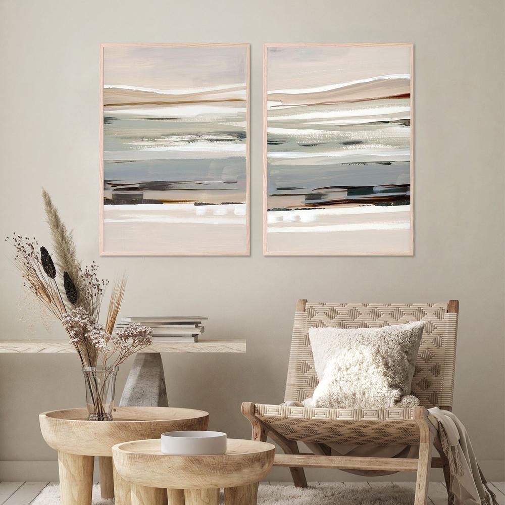 Layers of Earth and Mist, Style A & B, Set Of 2-by-Lera-wall-art-print-canvas-poster-framed-Gioia