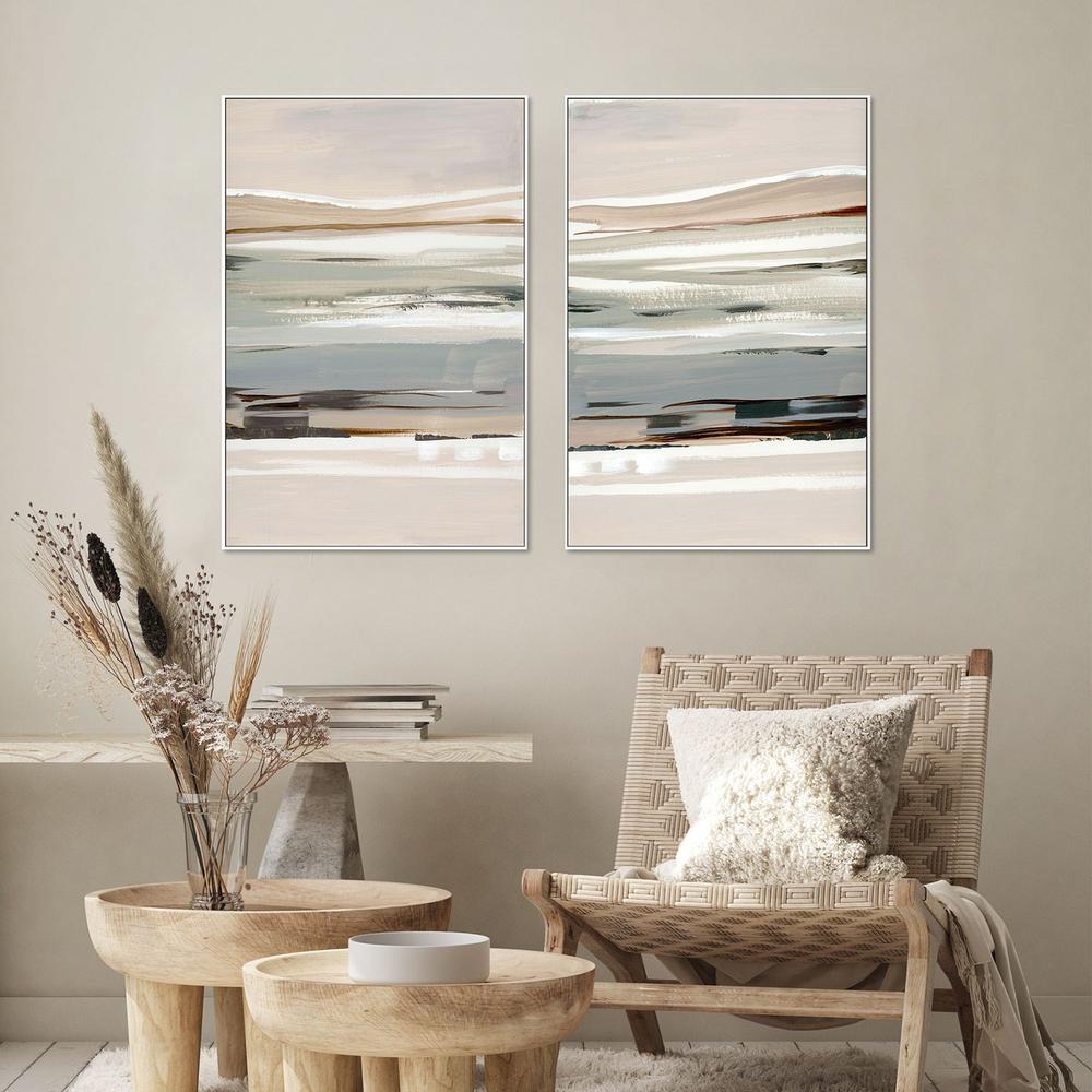 Layers of Earth and Mist, Style A & B, Set Of 2-by-Lera-wall-art-print-canvas-poster-framed-Gioia