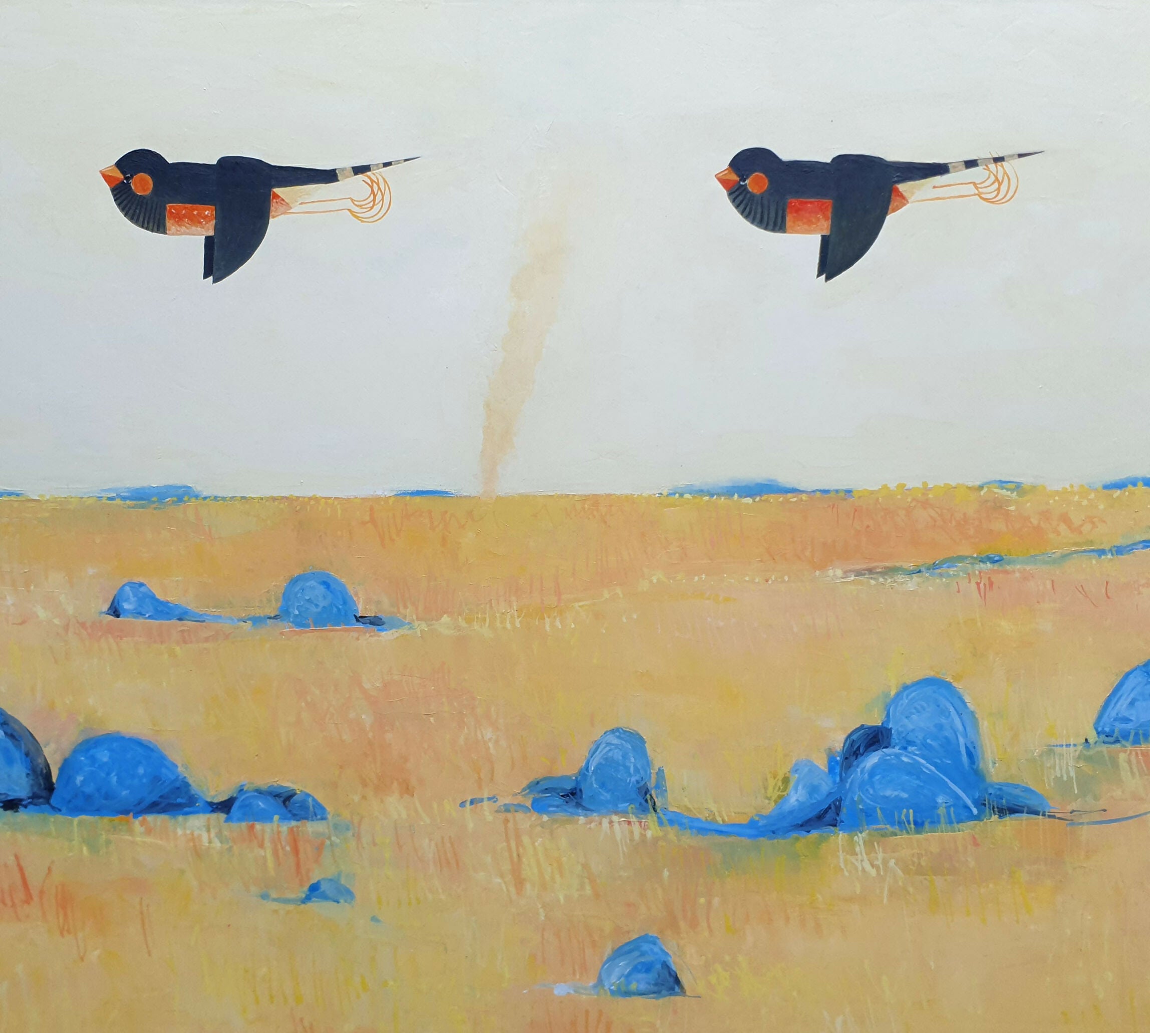Two Zebra Finch