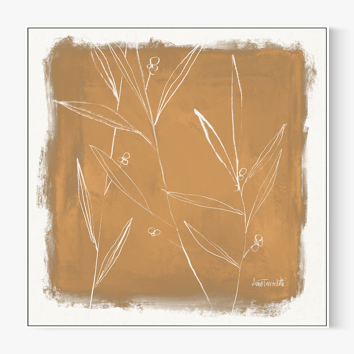 Leaf Lines, Style A-by-Anne Tavoletti-wall-art-print-canvas-poster-framed-Gioia