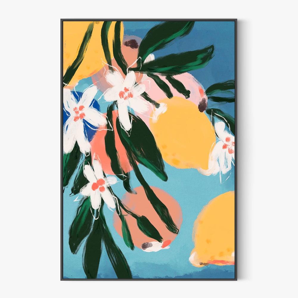Lemon Blossom Breeze-by-Treechild-wall-art-print-canvas-poster-framed-Gioia