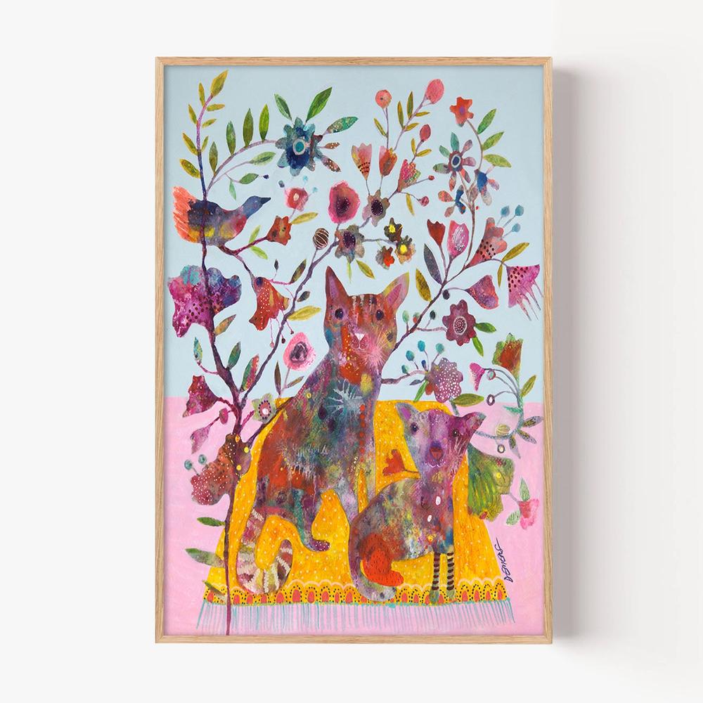 lola & lolo-by-Sylvie Demers-wall-art-print-canvas-poster-framed-Gioia