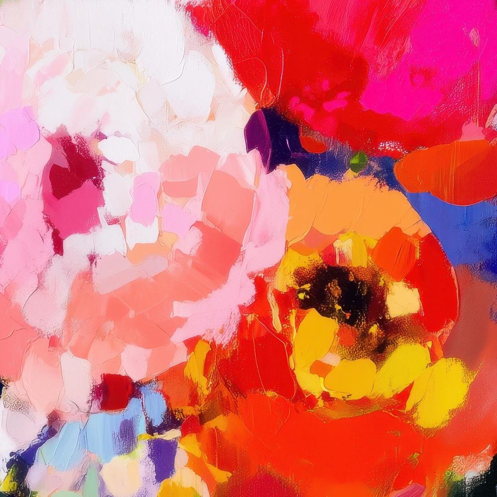 Loose Floral Bouquet-by-Chromatic Storm Studio-wall-art-print-canvas-poster-framed-Gioia