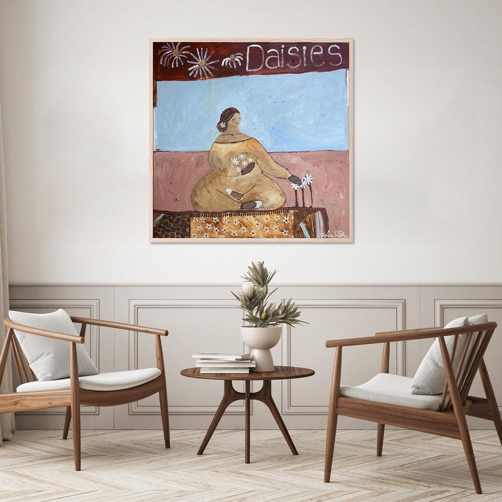 Lover of Daisies-by-Amanda Skye-wall-art-print-canvas-poster-framed-Gioia