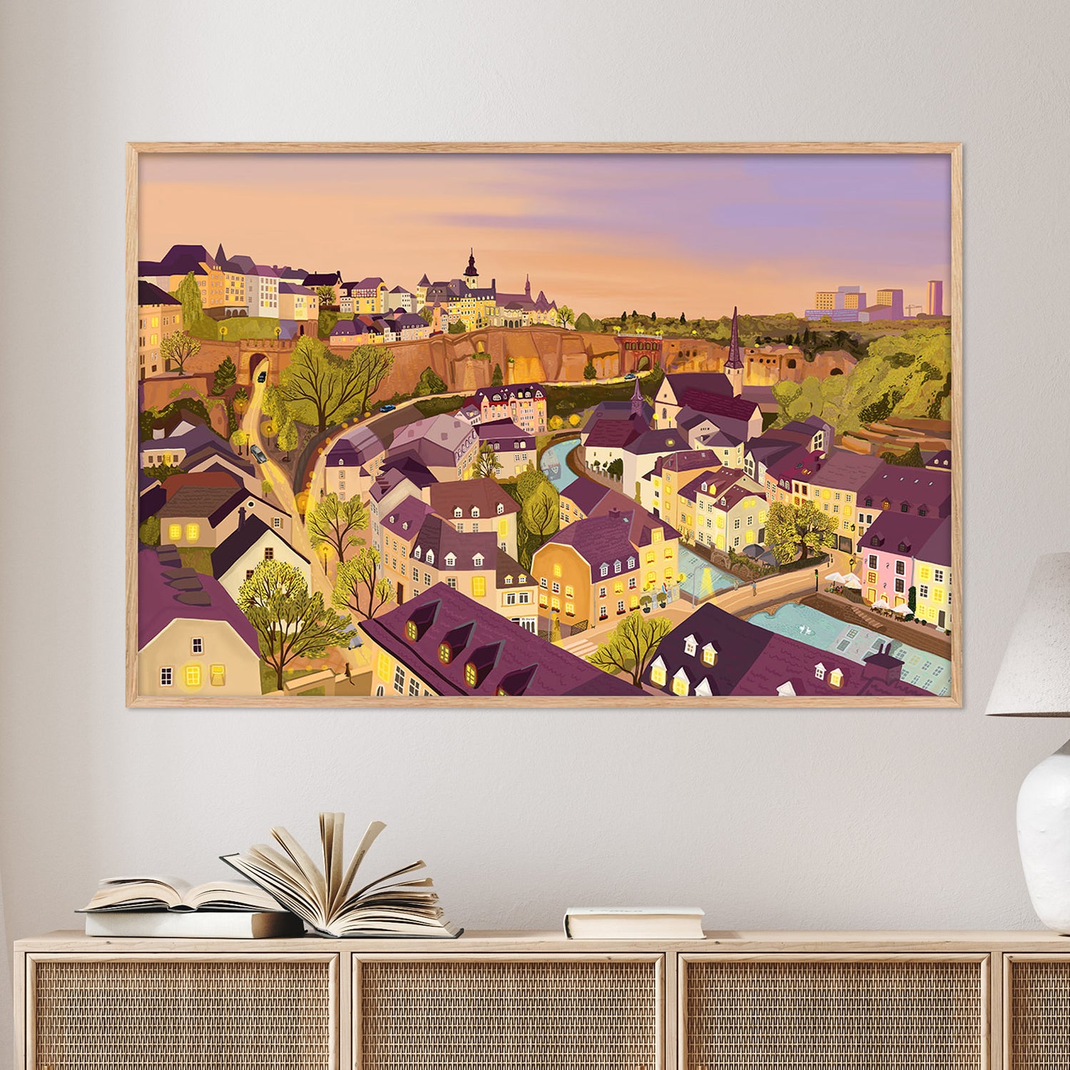 Luxembourg-by-Emma Forsberg-wall-art-print-canvas-poster-framed-Gioia