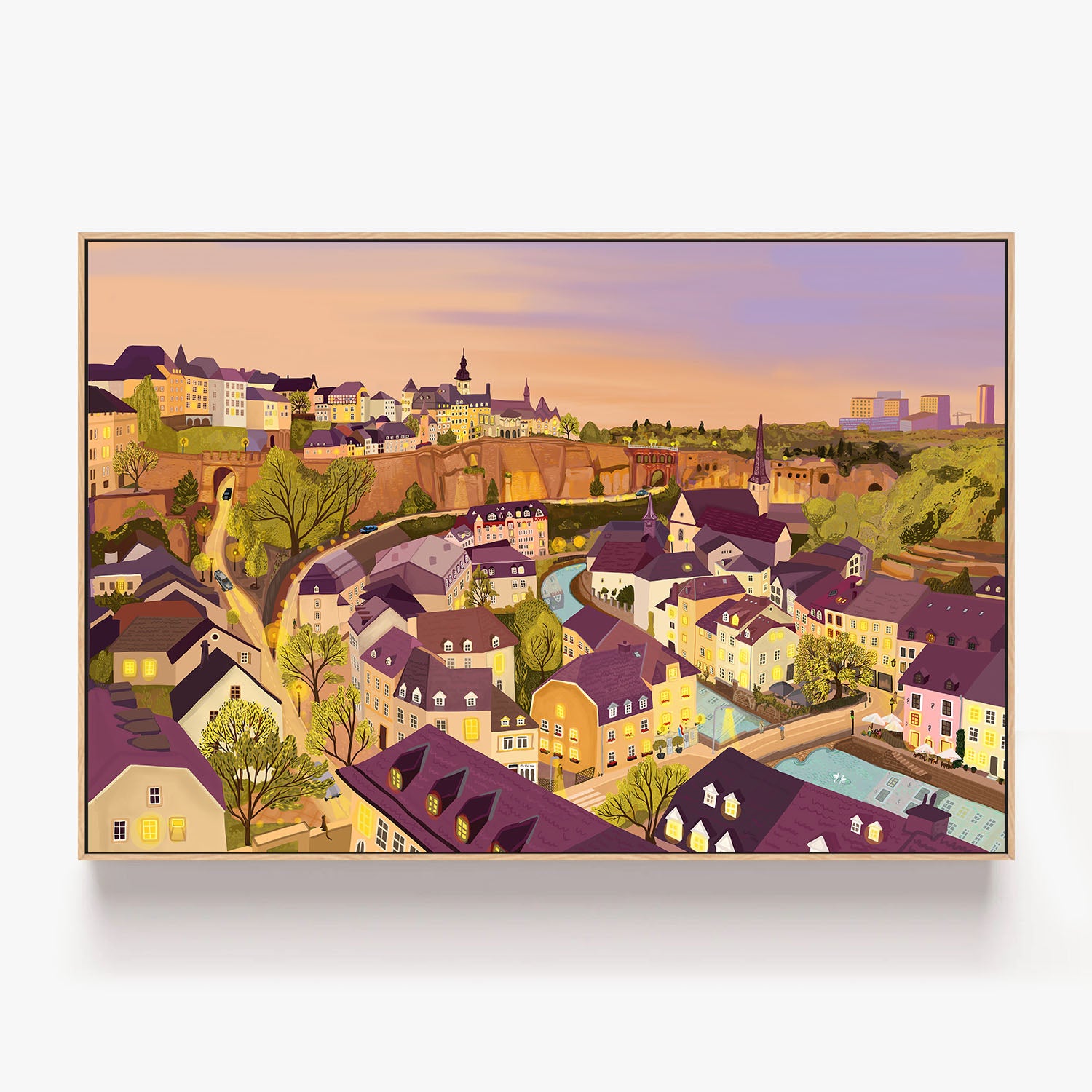 Luxembourg-by-Emma Forsberg-wall-art-print-canvas-poster-framed-Gioia