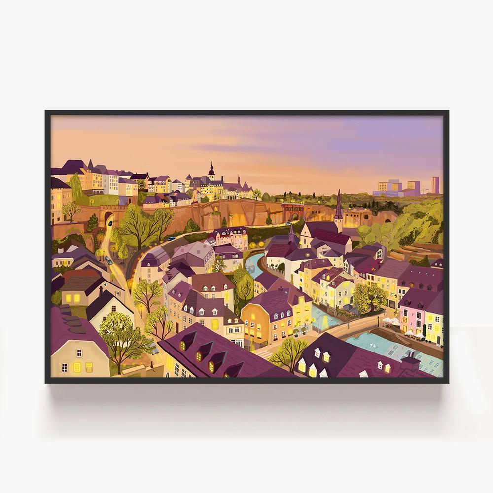 Luxembourg-by-Emma Forsberg-wall-art-print-canvas-poster-framed-Gioia