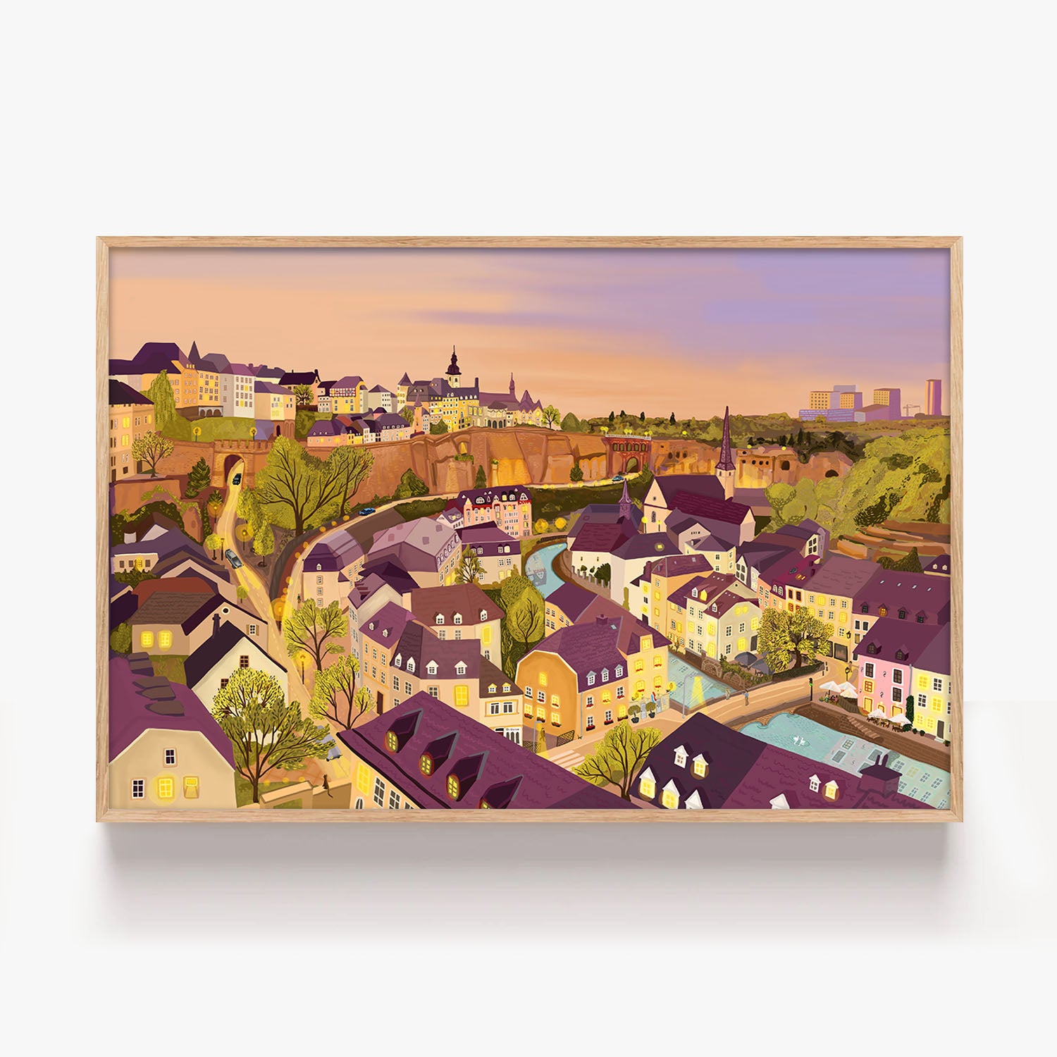 Luxembourg-by-Emma Forsberg-wall-art-print-canvas-poster-framed-Gioia