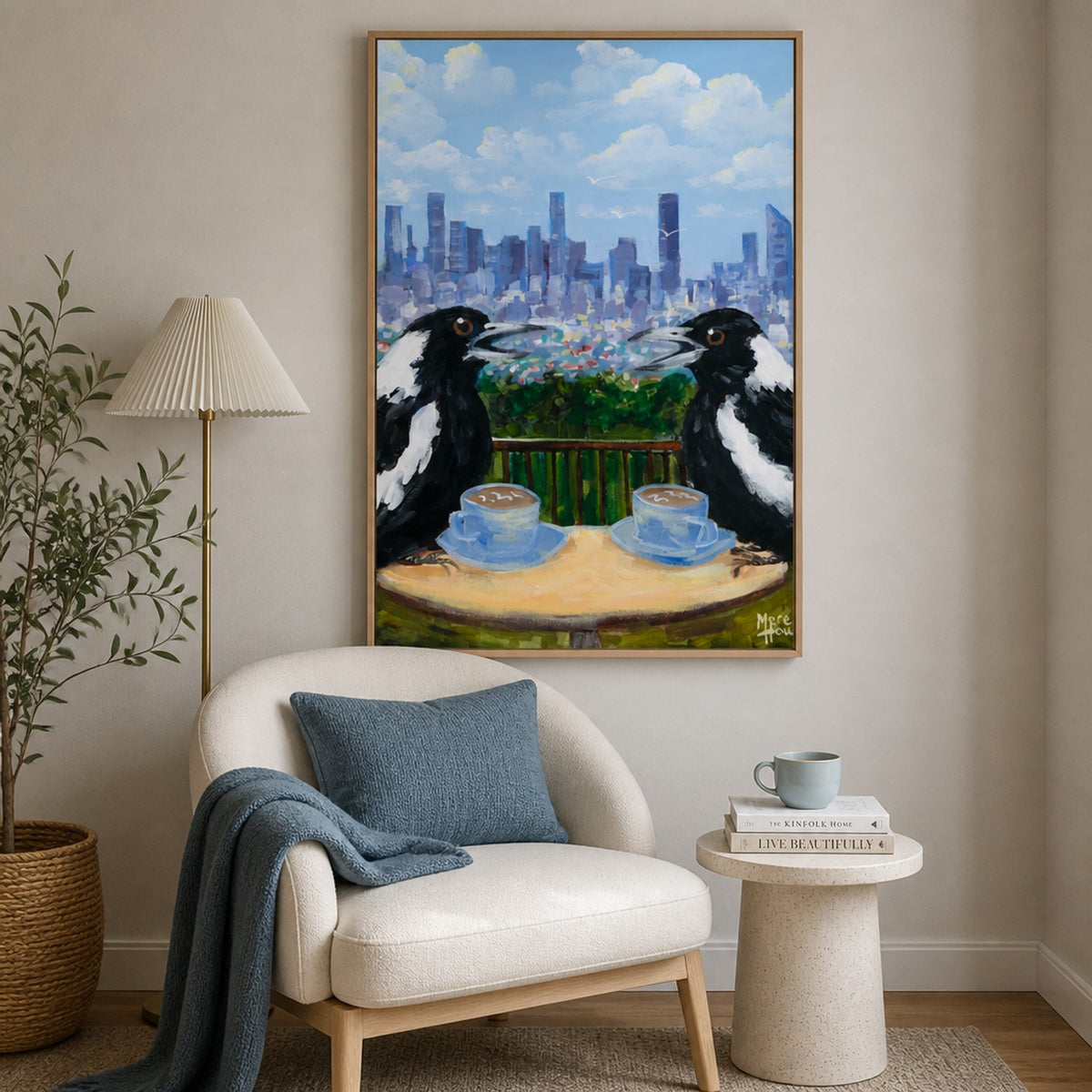 Maggies Day Out-by-Meredith Howse-wall-art-print-canvas-poster-framed-Gioia