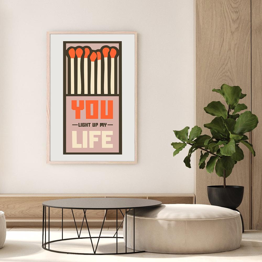Matchbox Love Quote-by-Andreas Magnusson-wall-art-print-canvas-poster-framed-Gioia