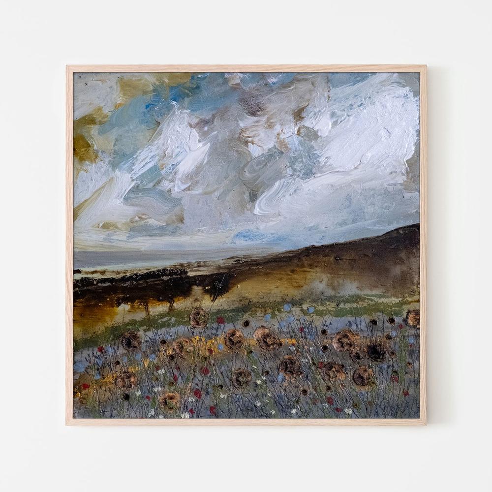 Meadow Storm, Style B-by-Louise O'Hara-wall-art-print-canvas-poster-framed-Gioia