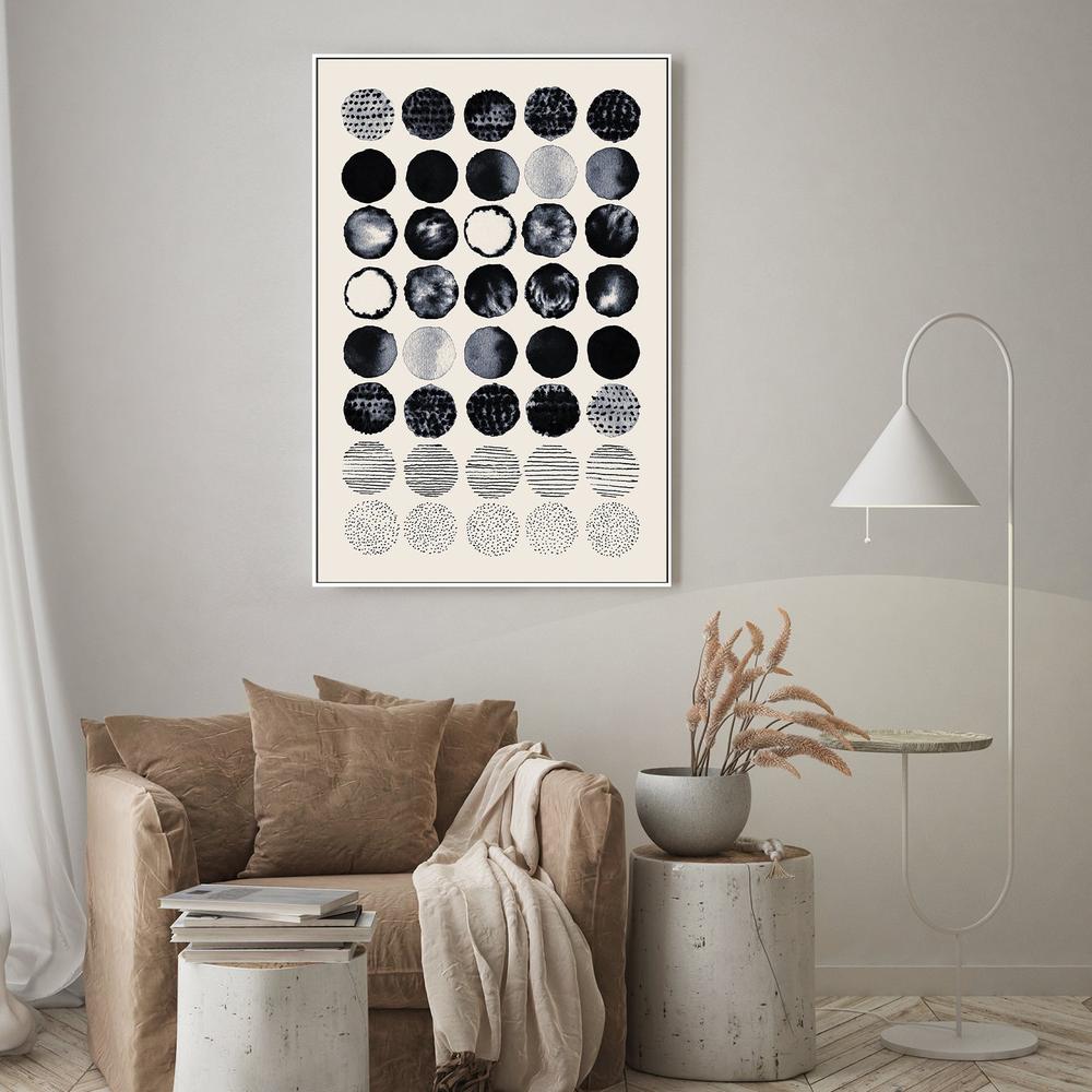 Meditation Circles B - Portrait 2-by-Danushka Abeygoda-wall-art-print-canvas-poster-framed-Gioia