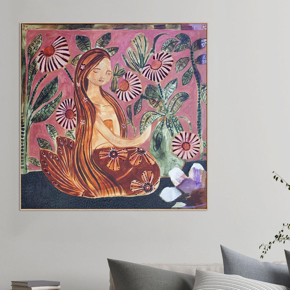 Mermaid-by-Amanda Skye-wall-art-print-canvas-poster-framed-Gioia