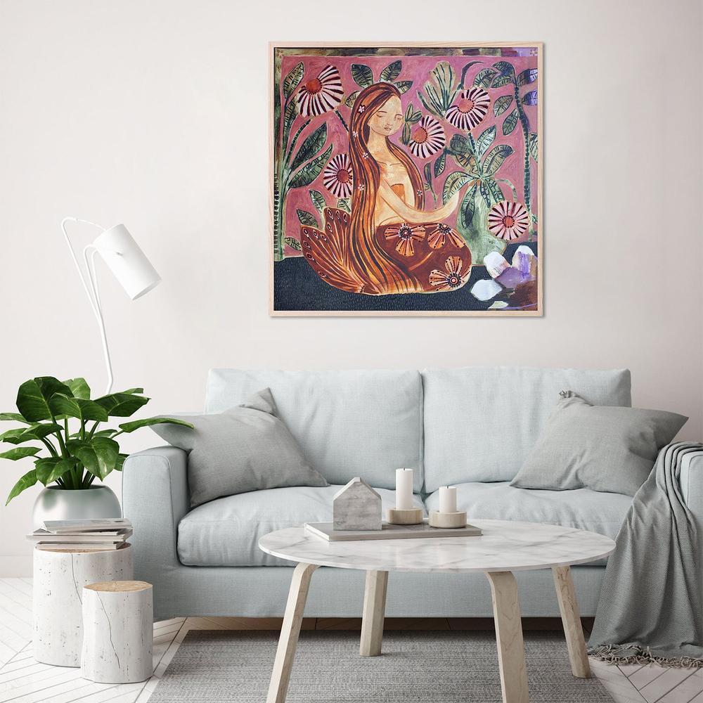 Mermaid-by-Amanda Skye-wall-art-print-canvas-poster-framed-Gioia