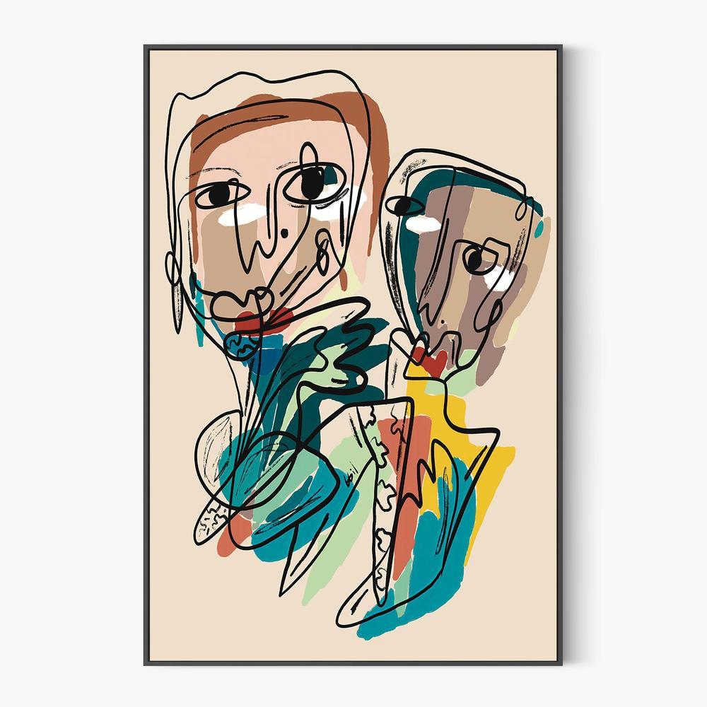 MI AMIGA LA SOLEDAD-by-Giovanna Gil Alves-wall-art-print-canvas-poster-framed-Gioia