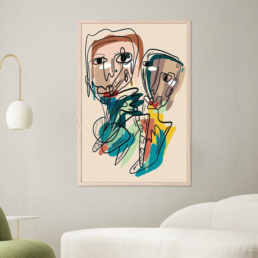 MI AMIGA LA SOLEDAD-by-Giovanna Gil Alves-wall-art-print-canvas-poster-framed-Gioia