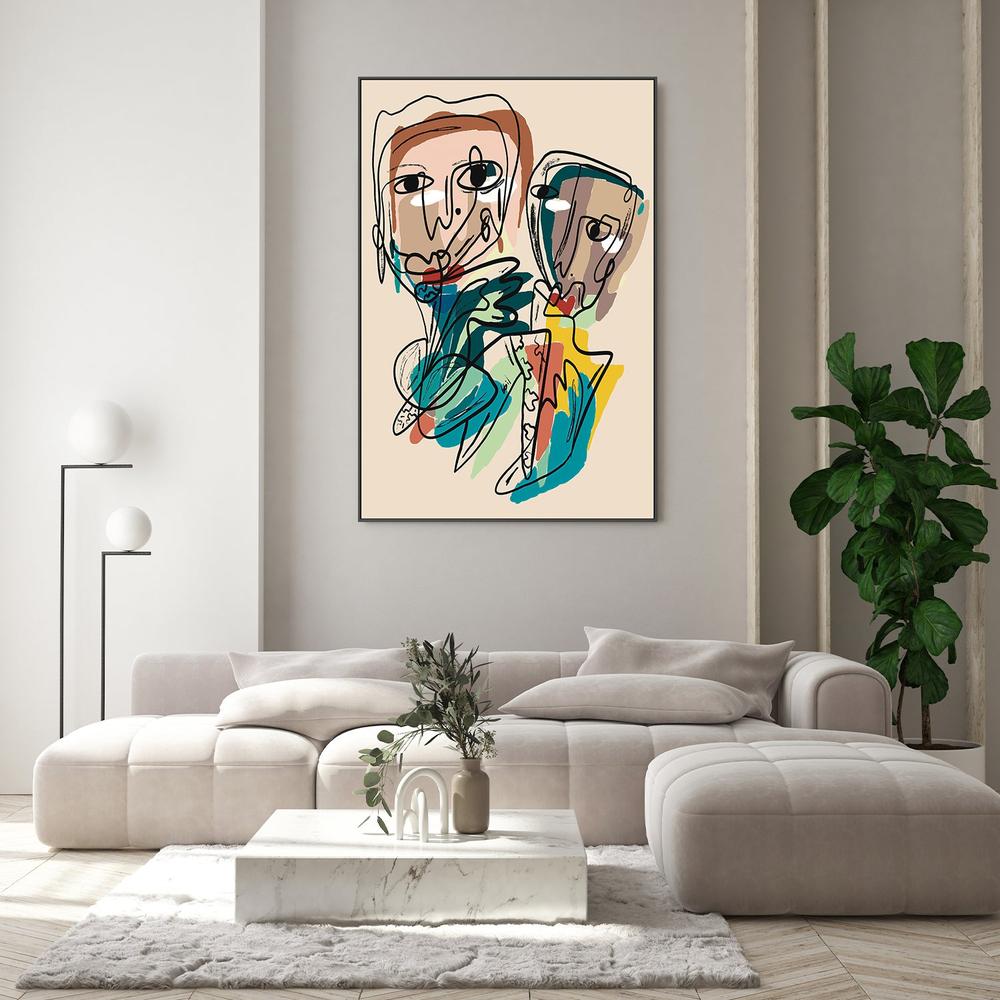 MI AMIGA LA SOLEDAD-by-Giovanna Gil Alves-wall-art-print-canvas-poster-framed-Gioia