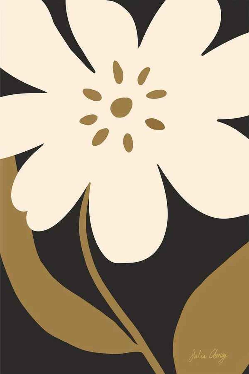 Minimalist Cream Bloom & Modern Cream Bloom, Set Of 2-by-Julia Cheney-wall-art-print-canvas-poster-framed-Gioia