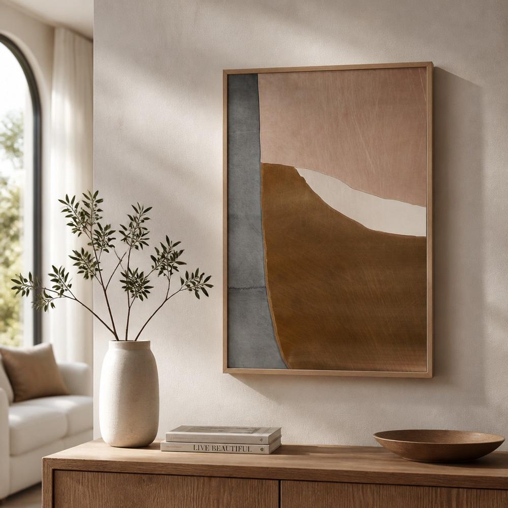 Minimalist Earth Tones-by-Alma-wall-art-print-canvas-poster-framed-Gioia