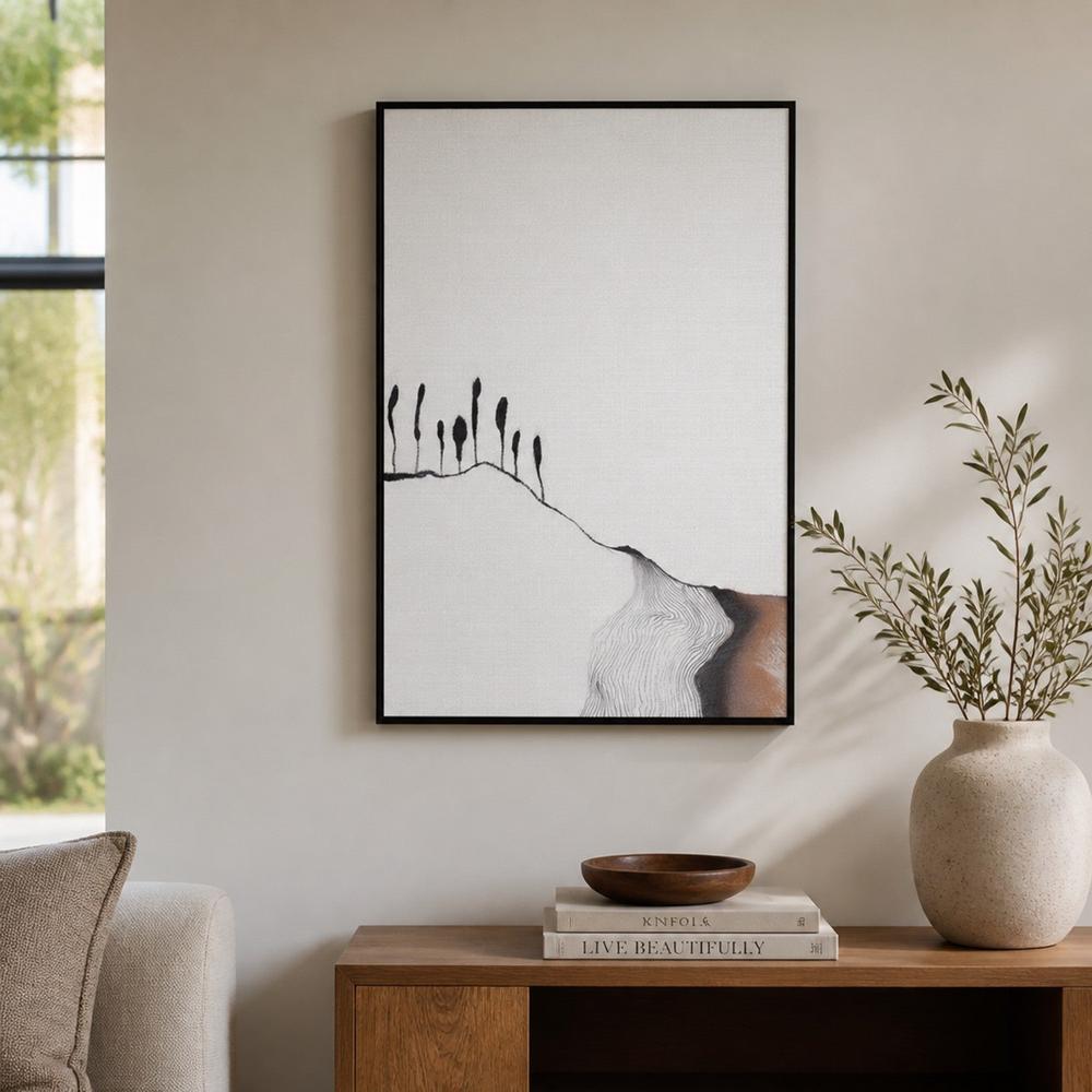 Minimalist Mountain Serenity-by-Alma-wall-art-print-canvas-poster-framed-Gioia