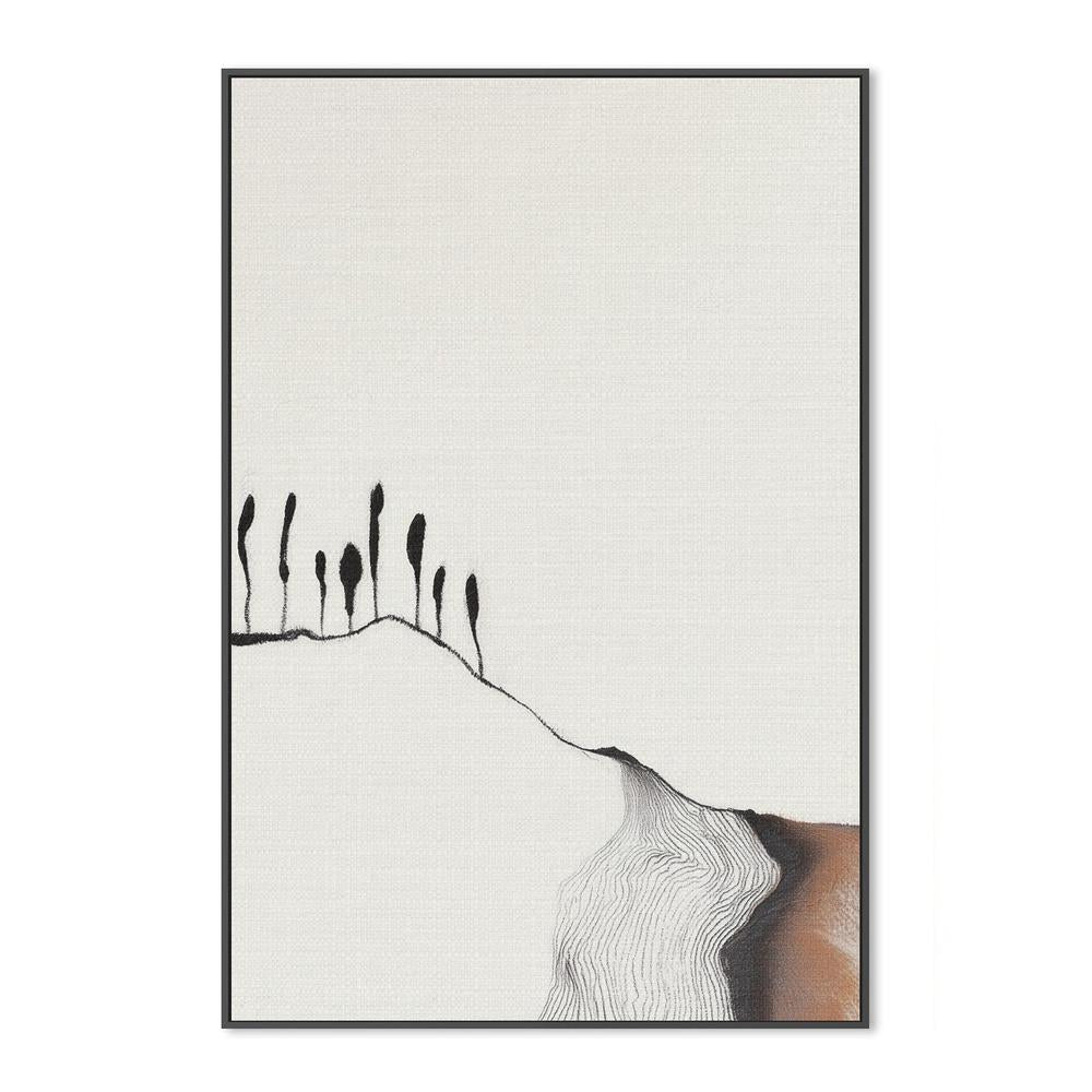Minimalist Mountain Serenity-by-Alma-wall-art-print-canvas-poster-framed-Gioia