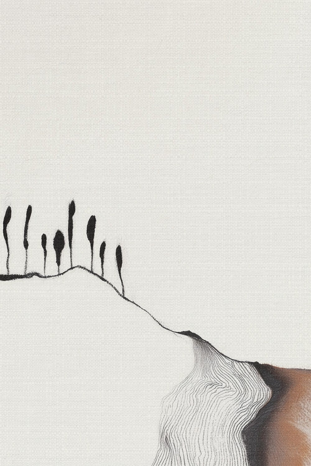Minimalist Mountain Serenity-by-Alma-wall-art-print-canvas-poster-framed-Gioia