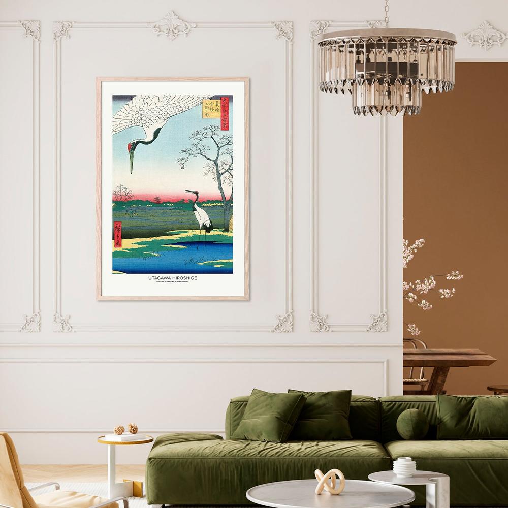 Minowa Kanasugi and Mikawashima-by-Utagawa Hiroshige-wall-art-print-canvas-poster-framed-Gioia