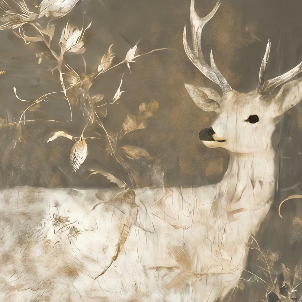 Mirrored Fawn Pair-by-Chromatic Storm Studio-wall-art-print-canvas-poster-framed-Gioia
