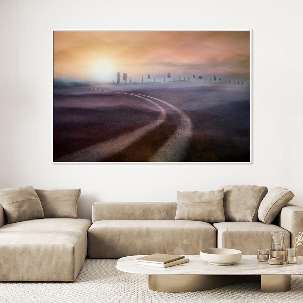 Misty Country Road-by-Christina Sillen-wall-art-print-canvas-poster-framed-Gioia