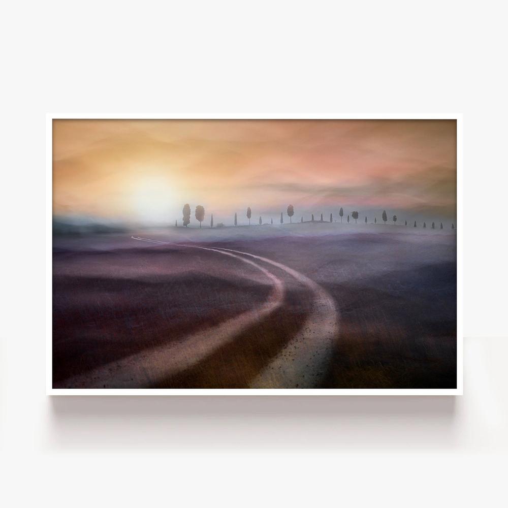Misty Country Road-by-Christina Sillen-wall-art-print-canvas-poster-framed-Gioia