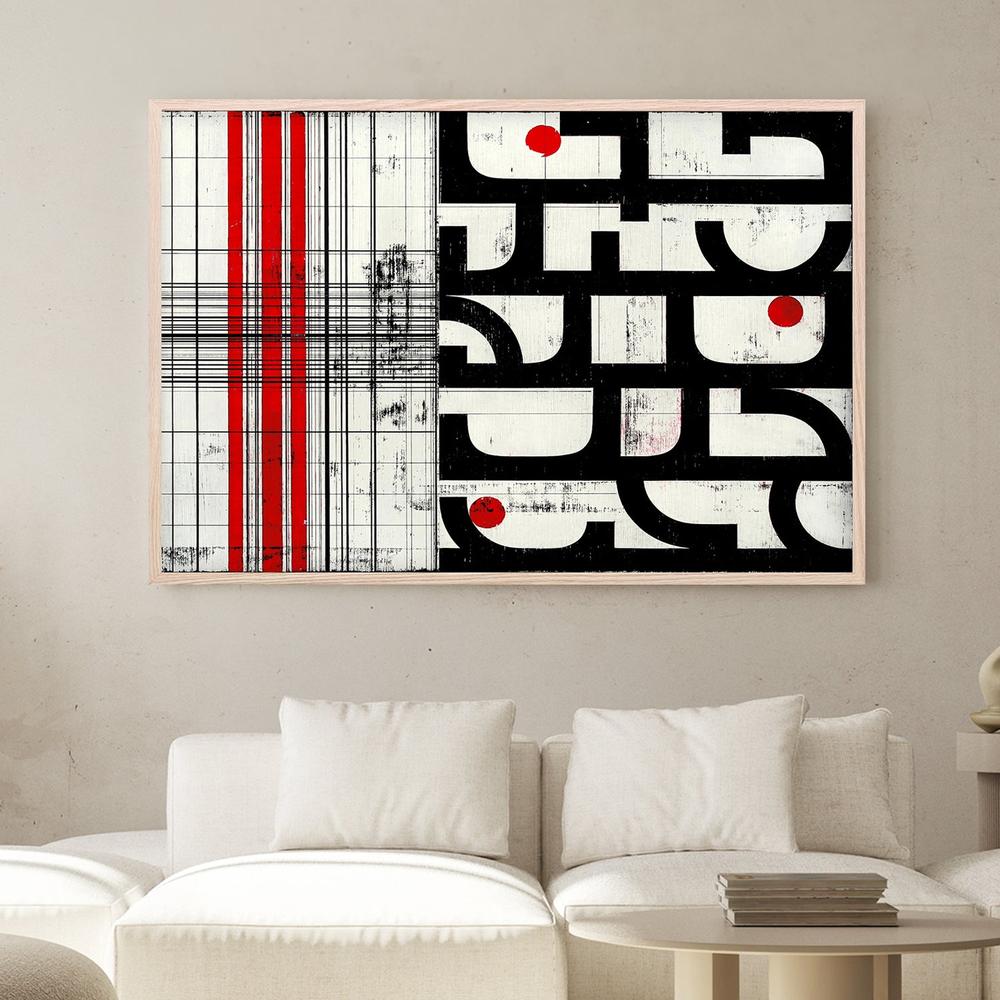 Modern Geometric Contrasts-by-Petr Strnad-wall-art-print-canvas-poster-framed-Gioia