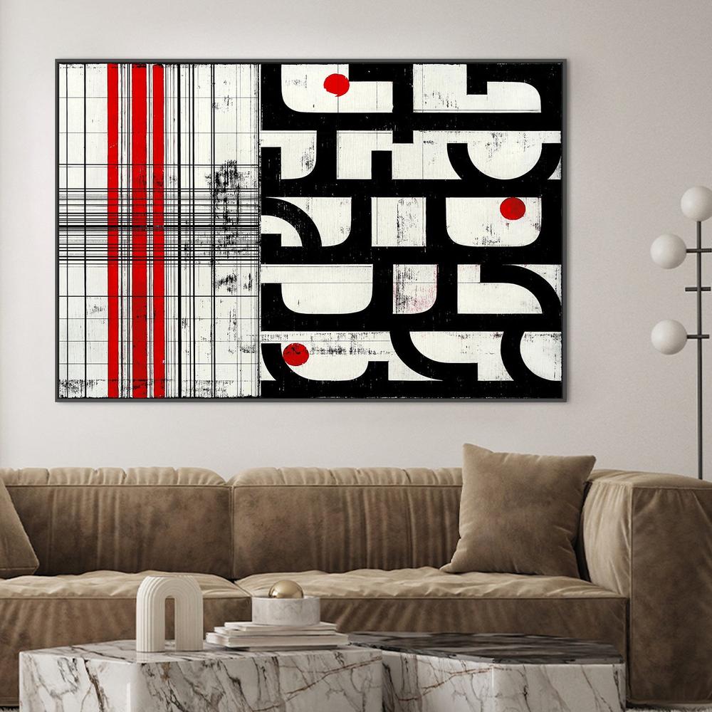 Modern Geometric Contrasts-by-Petr Strnad-wall-art-print-canvas-poster-framed-Gioia