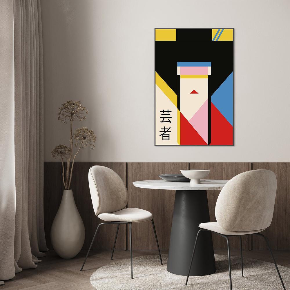 Modern Japanese Geisha-by-Retrodrome-wall-art-print-canvas-poster-framed-Gioia