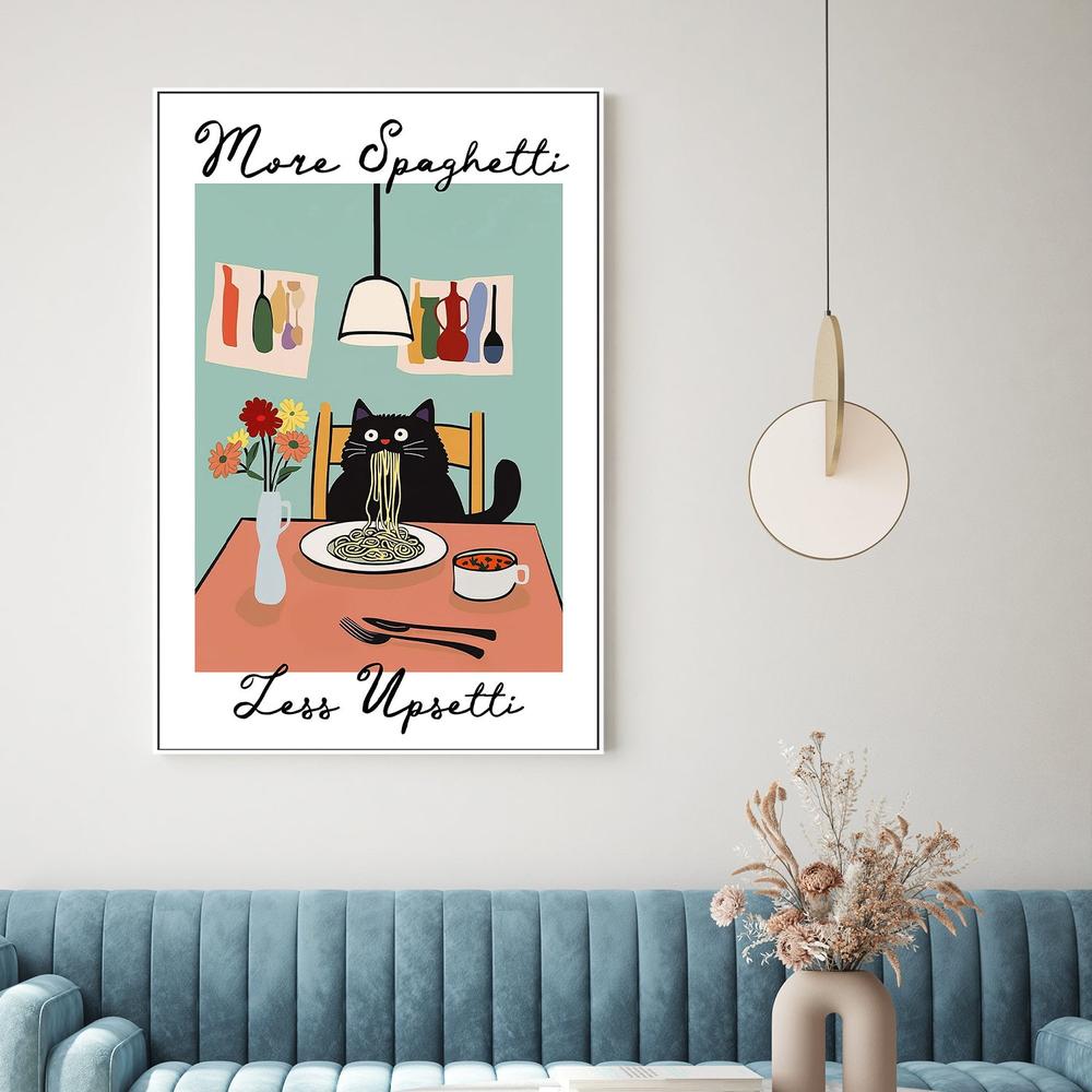 More Spaghetti-by-Kathrin Pienaar-wall-art-print-canvas-poster-framed-Gioia