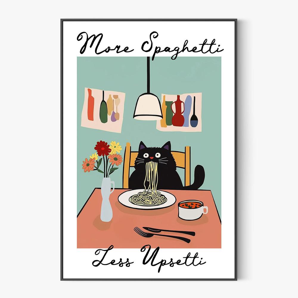 More Spaghetti-by-Kathrin Pienaar-wall-art-print-canvas-poster-framed-Gioia