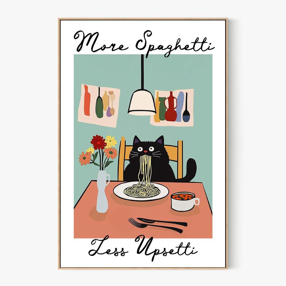 More Spaghetti-by-Kathrin Pienaar-wall-art-print-canvas-poster-framed-Gioia