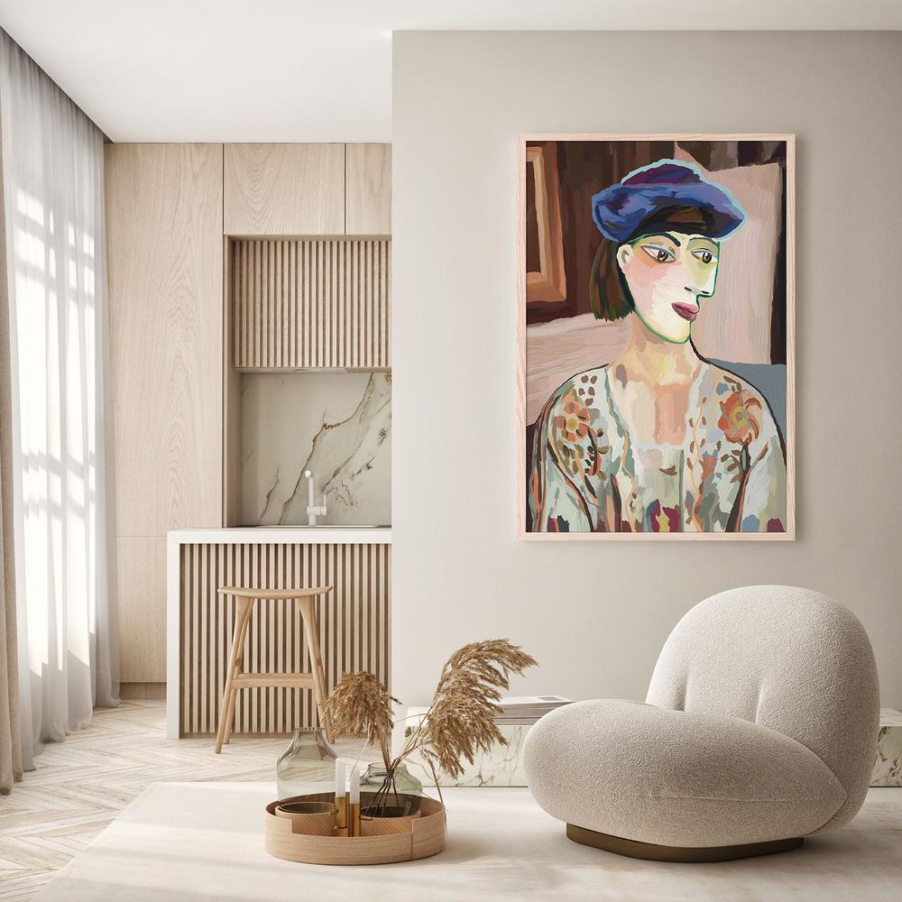 MUJER DE COSTADO-by-Giovanna Gil Alves-wall-art-print-canvas-poster-framed-Gioia