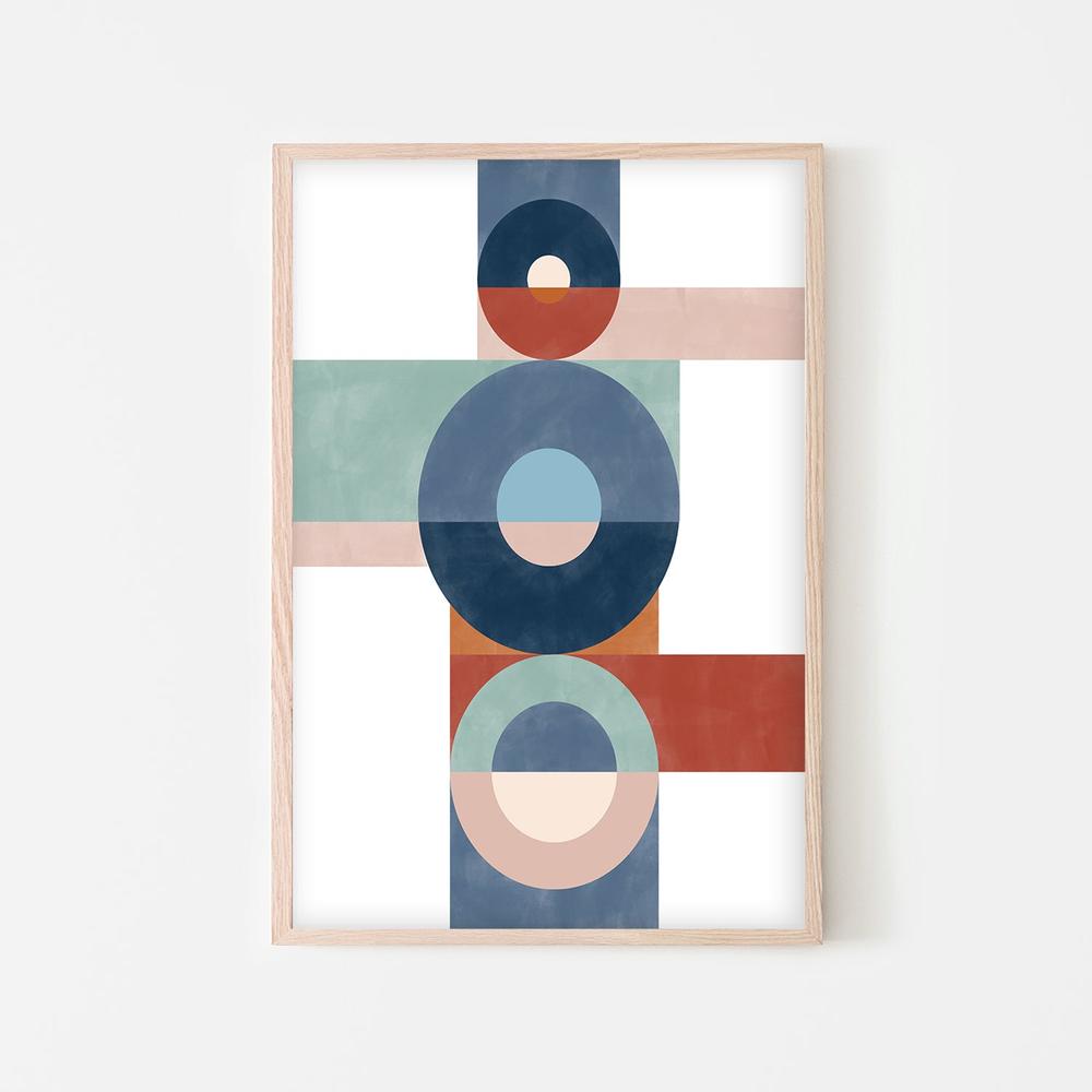 Muted Geometric Balance-by-Elena Ristova-wall-art-print-canvas-poster-framed-Gioia